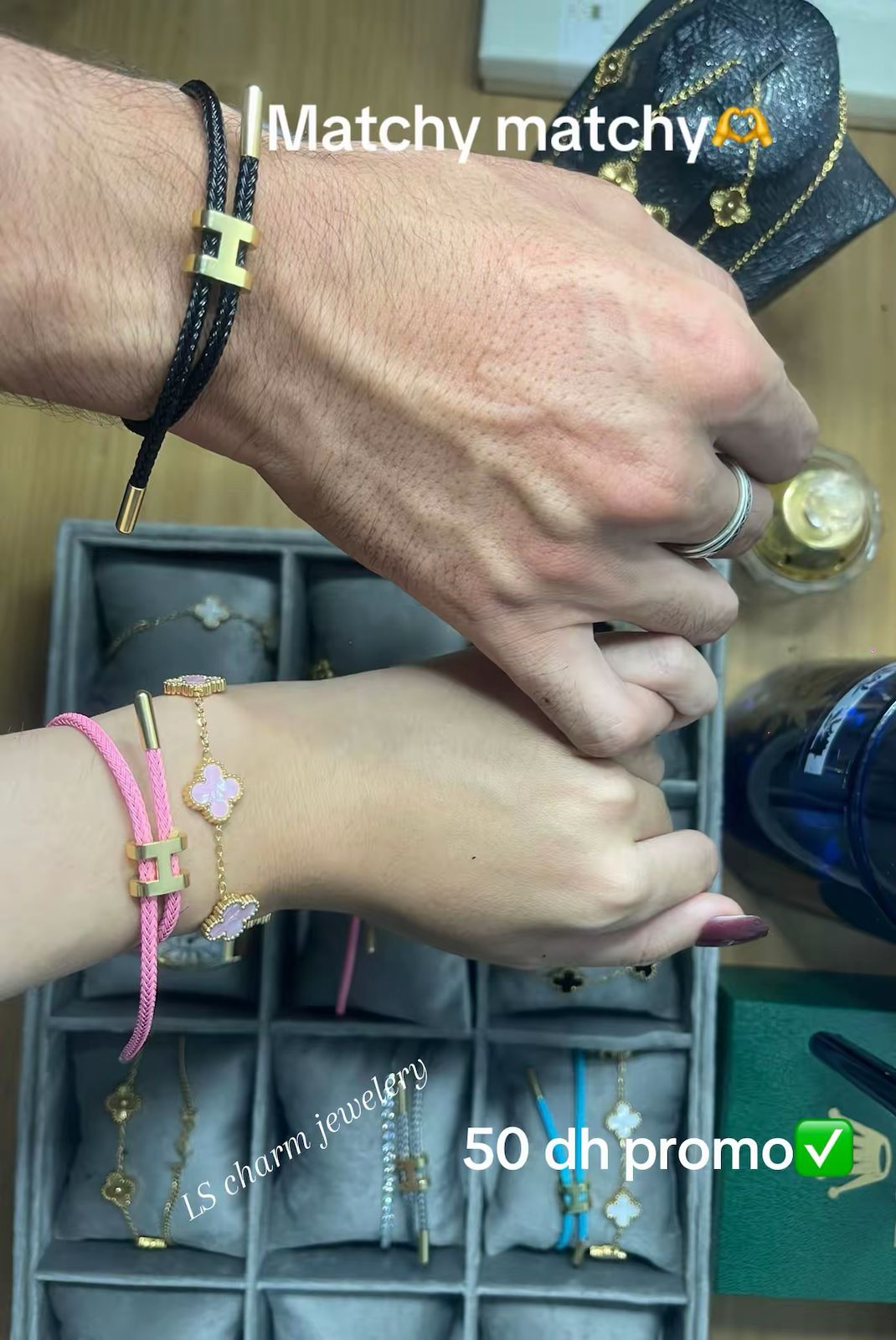 💑 Hermès-Style Couple Bracelet